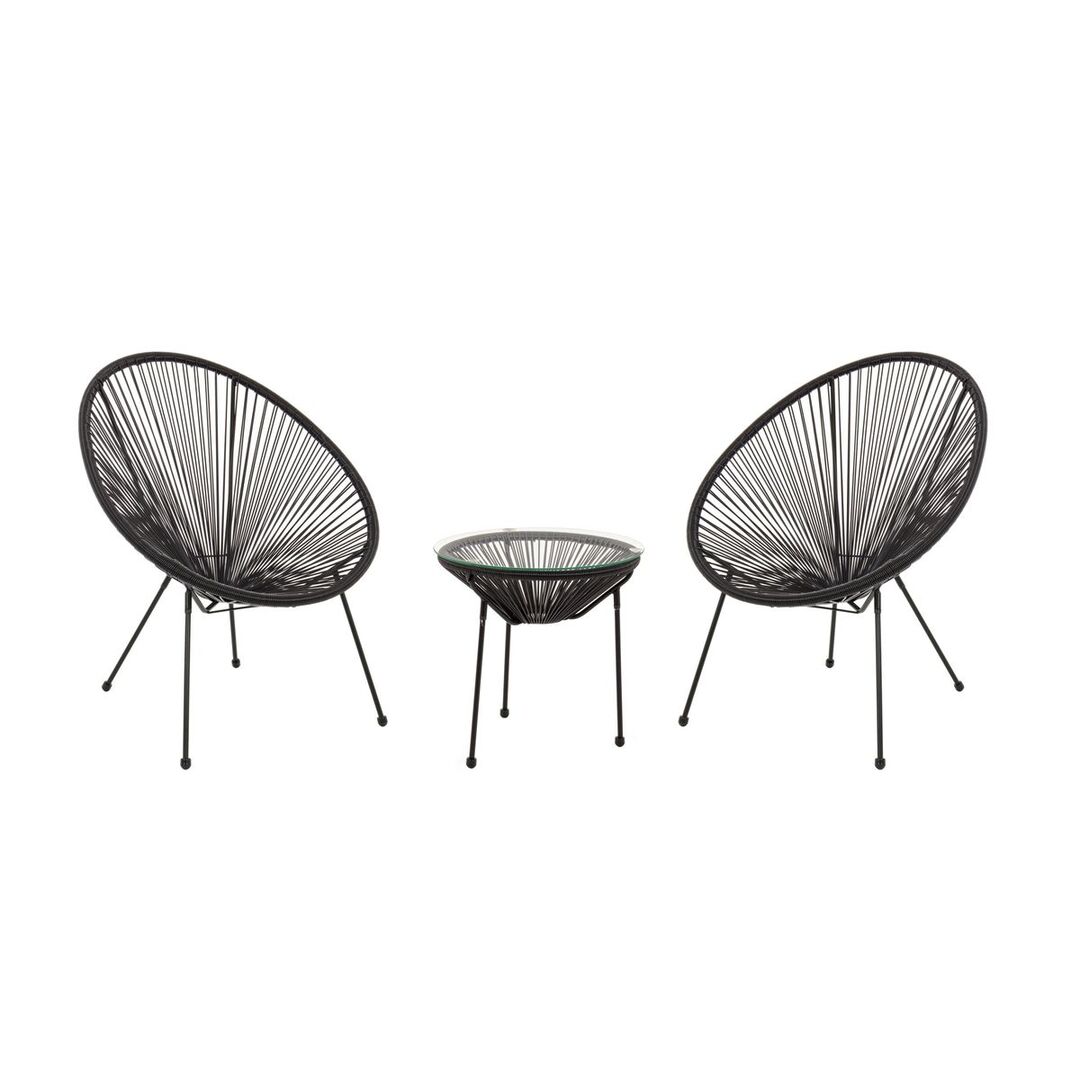 Garden furniture set ACAPULCO anthracite